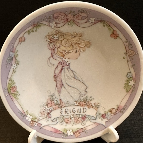 Precious Moments Other - Precious Moments Friend Mini Plate 241717 "A True Friend Is a Treasure For Life"